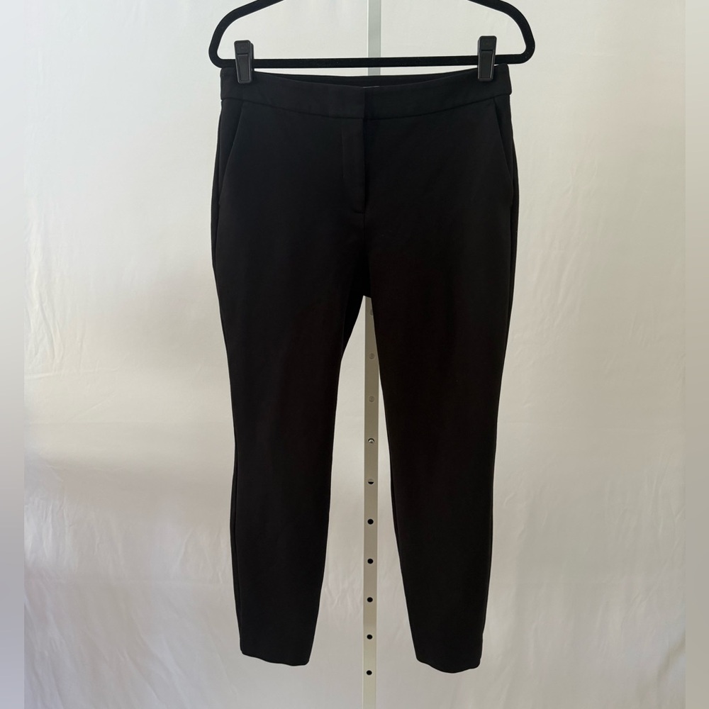 BODEN Black Flat Front Ankle Length Chino Pants/Trousers Size 10R
